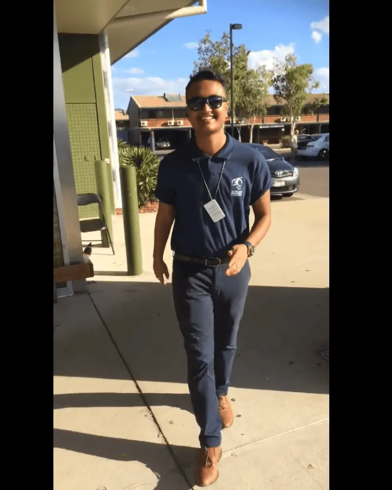 Chirag Selot Fundraising For The Australian Paralympic Committee in Townsville QLD