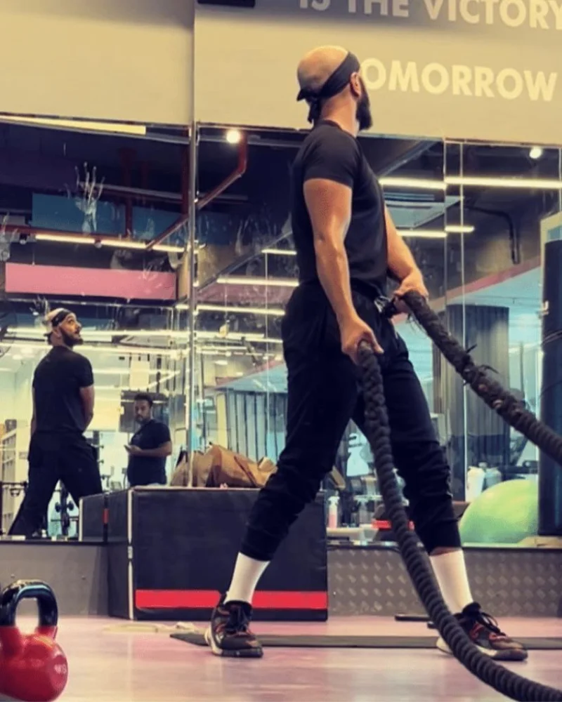 Chirag Selot doing Rope Athletic Movements