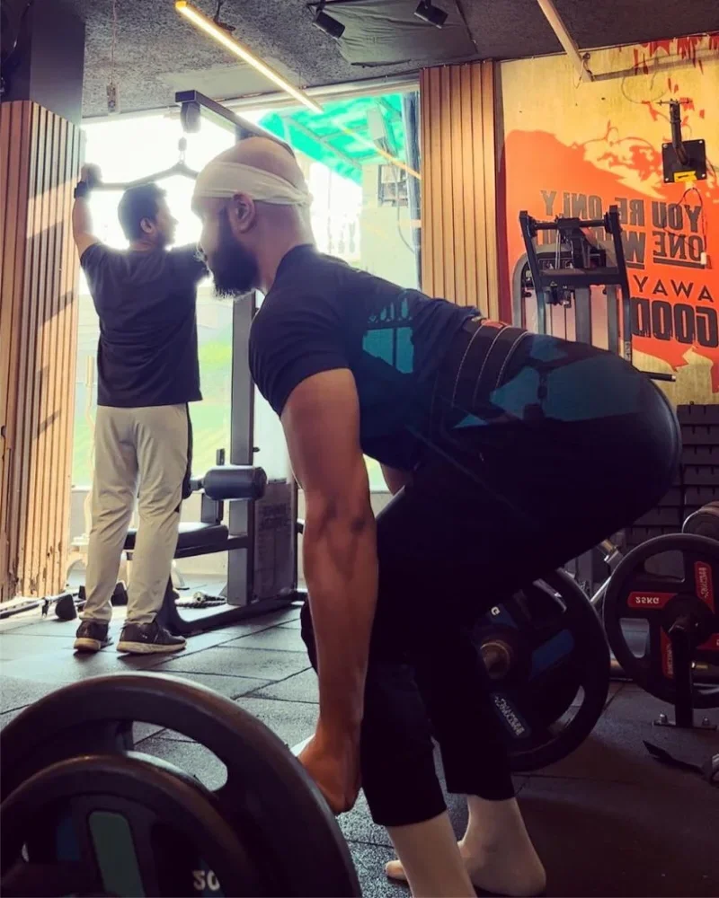 Chirag Selot training for basketball